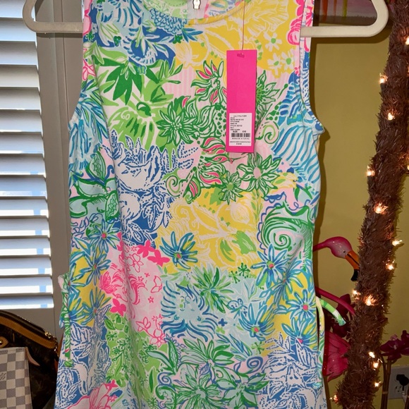 Lilly Pulitzer NEW W/TAGS Donna Top Multi Cheek to Cheek - Picture 6 of 16